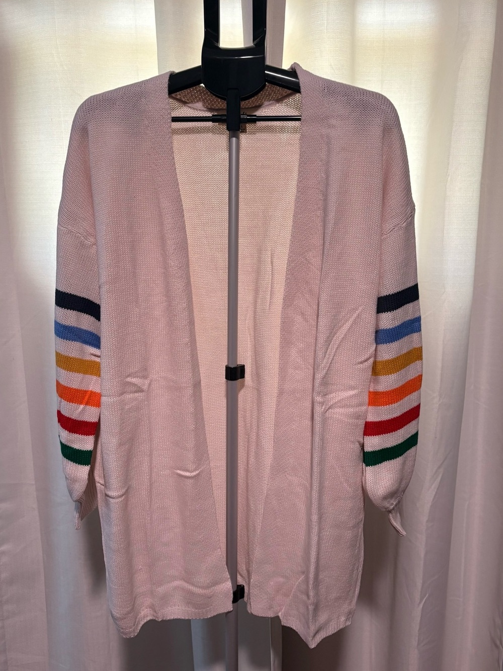 Haptics Colorful Stripe Cardigan Size Medium
